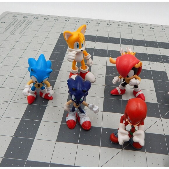 Sonic The Hedgehog Figures Mixed Lot of 10 Sega Jakks Cake Toppers - Picture 2 of 13